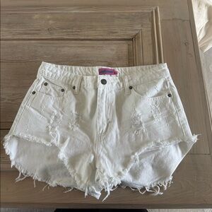Edikted denim shorts